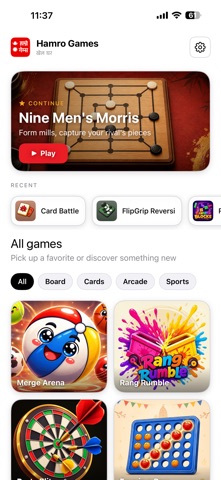 Screenshot 1 of Hamro Games App
