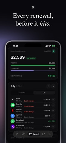 Bord: Money & Budget Tracker iPhone screenshot