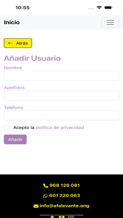 Afa Levante Llamada Solidaria Screenshot