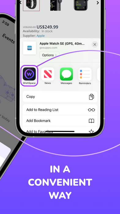 Wishlist Planner - WishSpace Screenshot