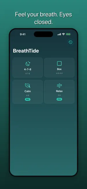 BreathTide: Breathing Coach screenshot 1