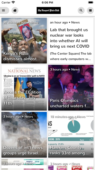 The Newport Plain Talk Screenshot