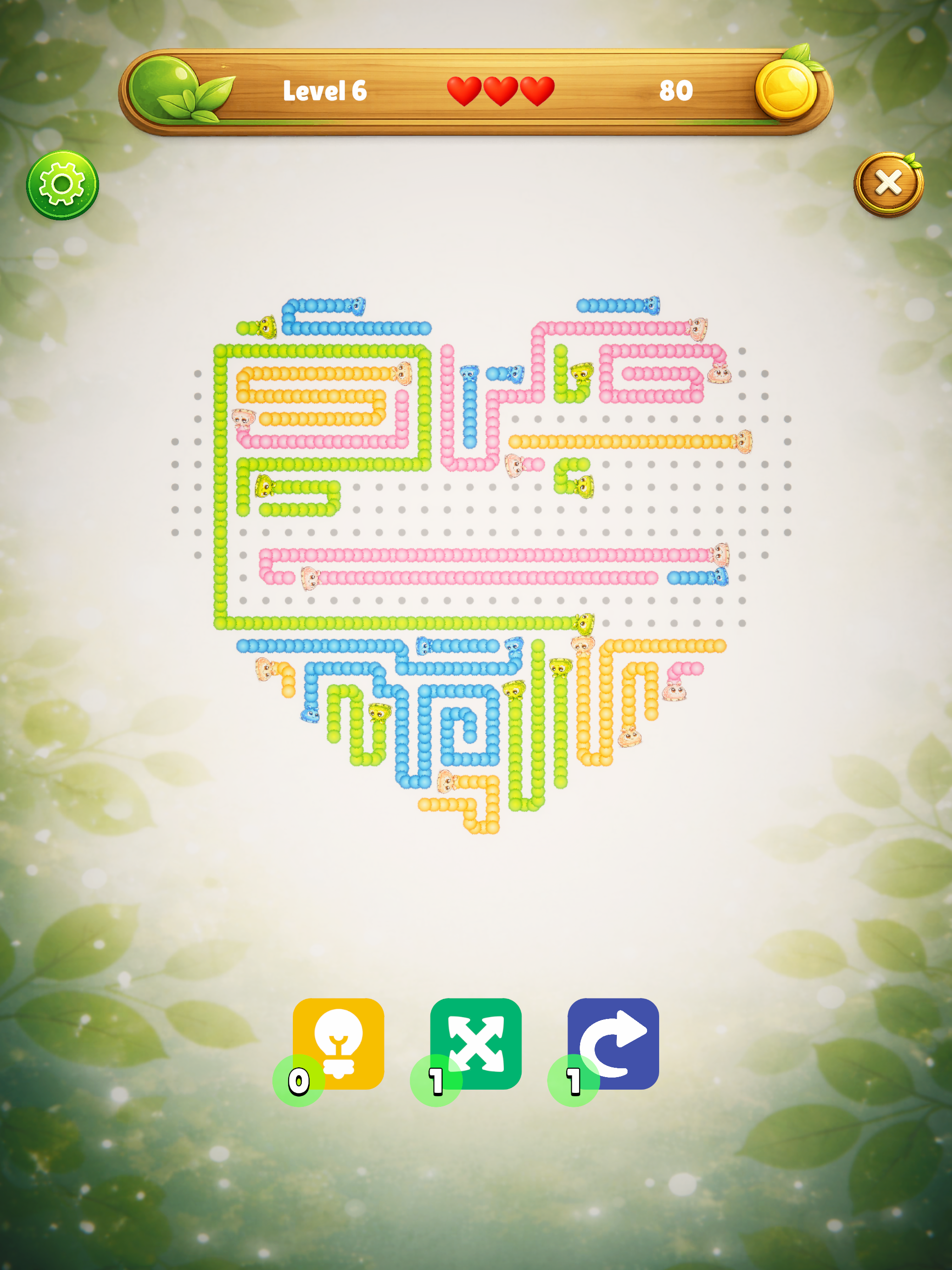 Caterpillar Maze Escape Game
