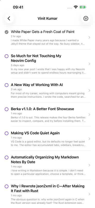 Gotcha RSS Feed screenshot 3 of 3