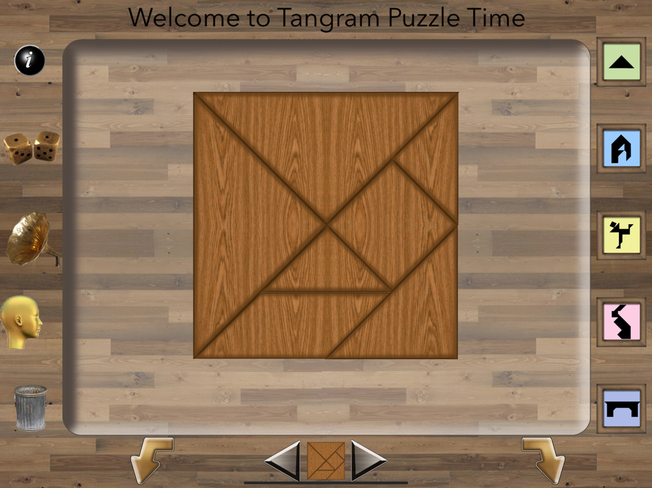 #2. Tangram Puzzle Time (iOS) Podle: Ventura Educational Systems