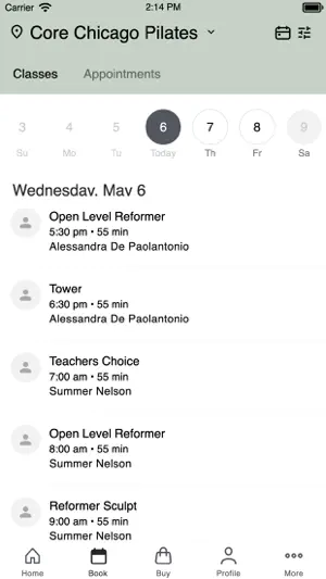Core Chicago Pilates screenshot 2