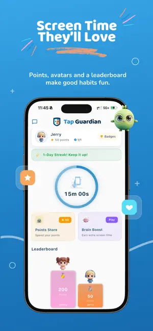 Parental Controls: TapGuardian screenshot 1