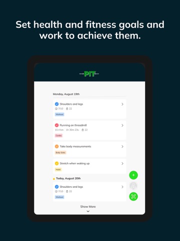 The PIT Online iPad screenshot