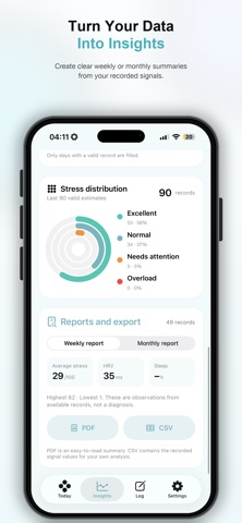 Flow Watch: Stress & HRV Screenshot 7 of 10