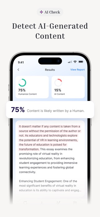 Plagiarism Checker - Humanizer Screenshot 4 of 5