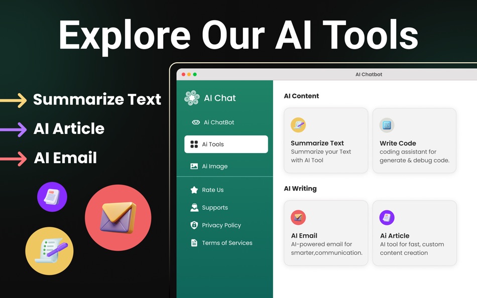 #2. ChatBot : AI Chat Assistant (macOS) 由: Muhammad Usama