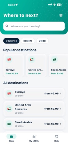Doft eSIM screenshot