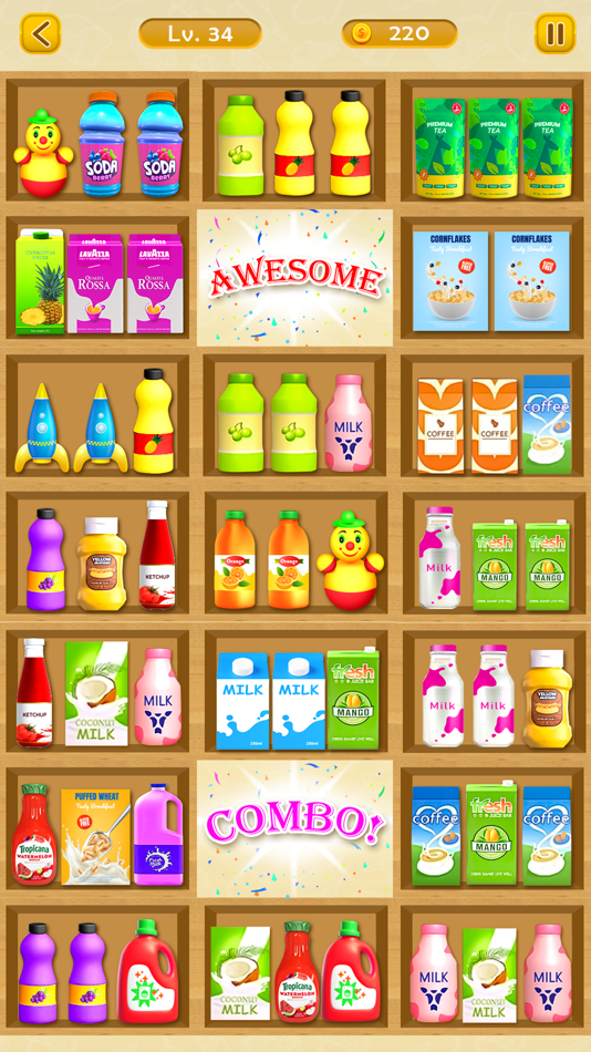 #2. Items Sort - Sorting Game 3D (iOS) 由: Appricot Studio