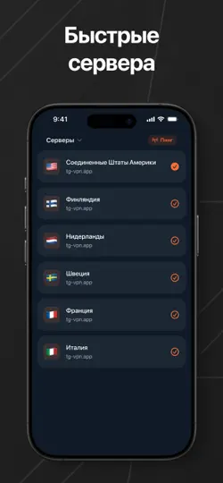 Скриншот Happ VPN на iPhone 2