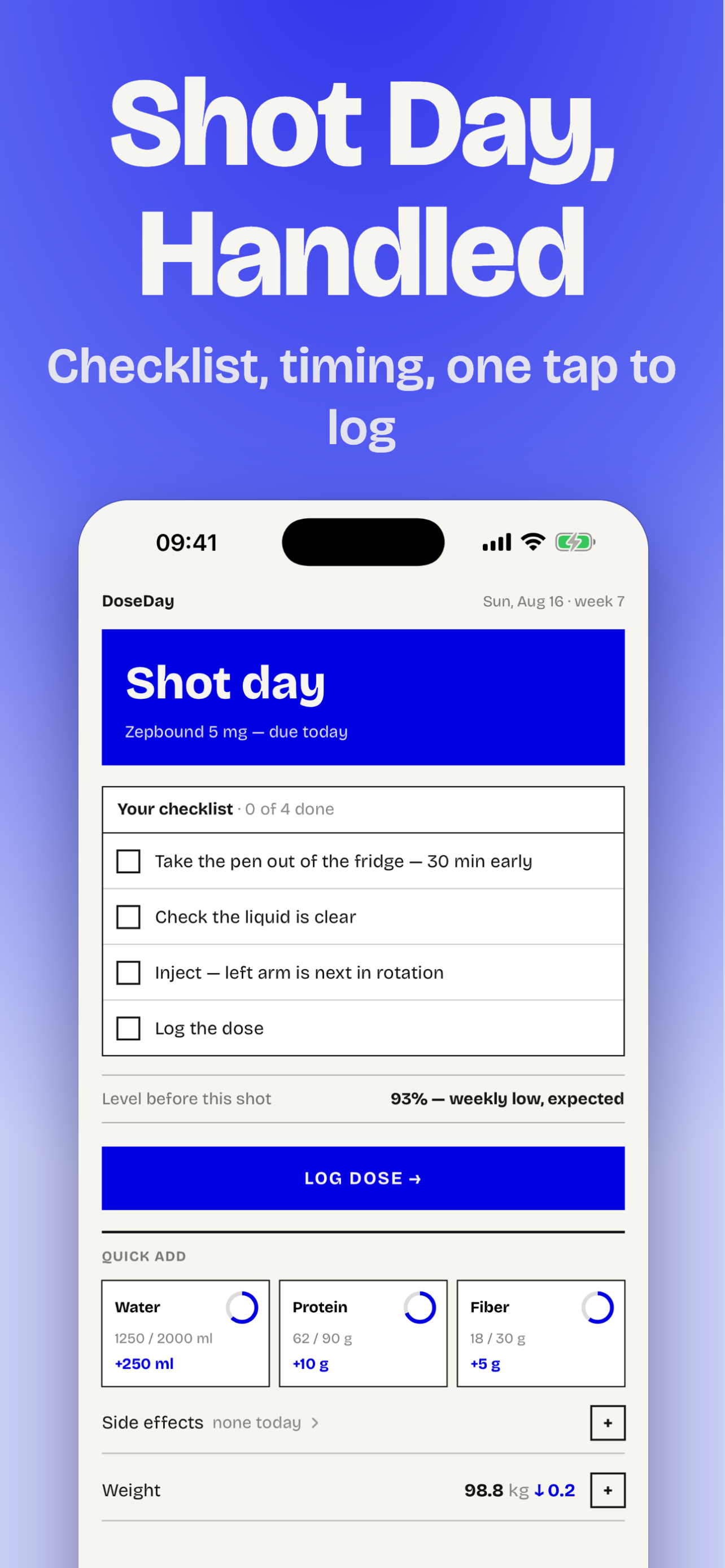 DoseDay: GLP-1 Shot Tracker screenshot 2