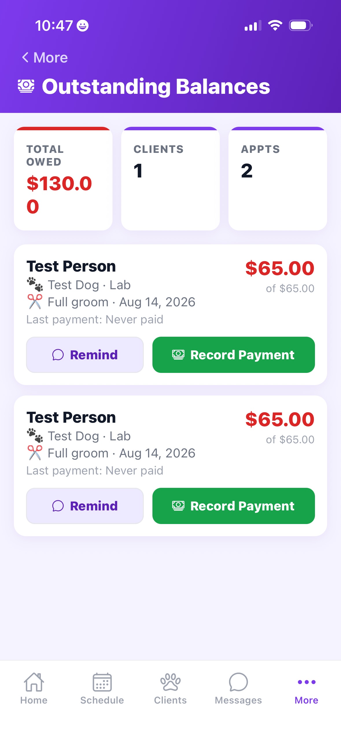 Screenshot 3 of PetPro Grooming & Boarding