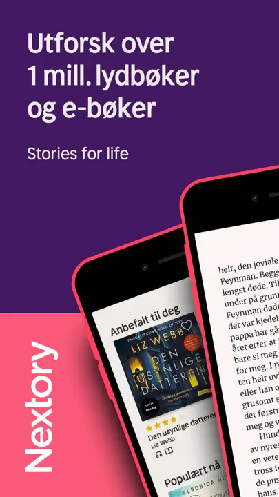 Nextory: Lydbøker Og E-bøker iPhone-skjermbilde 1
