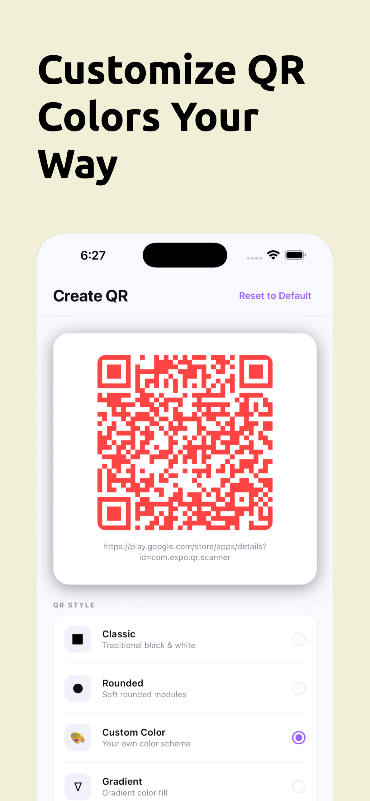 Expo QR - Scanner & Generator screenshot 4