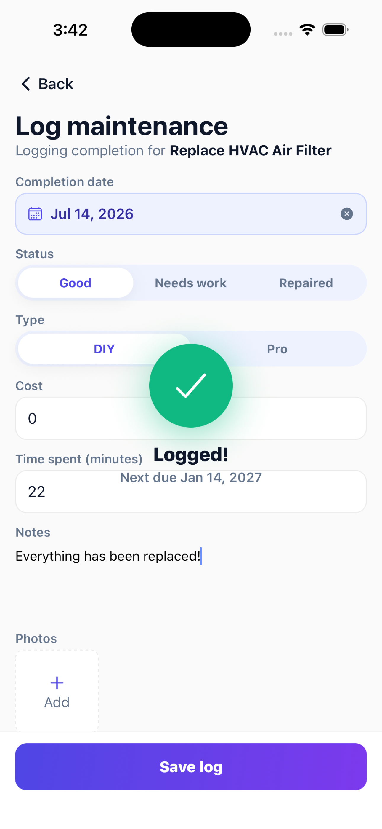 HomeSturdy — Home Maintenance screenshot 9