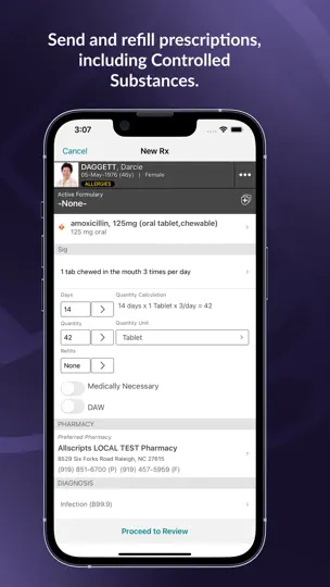 Veradigm EHR Mobile iPhone Screenshot 5