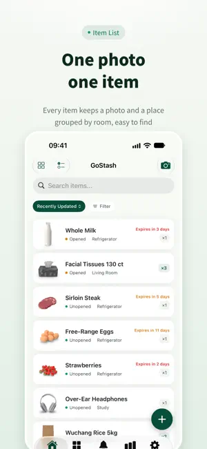 GoStash: Home Inventory screenshot 2
