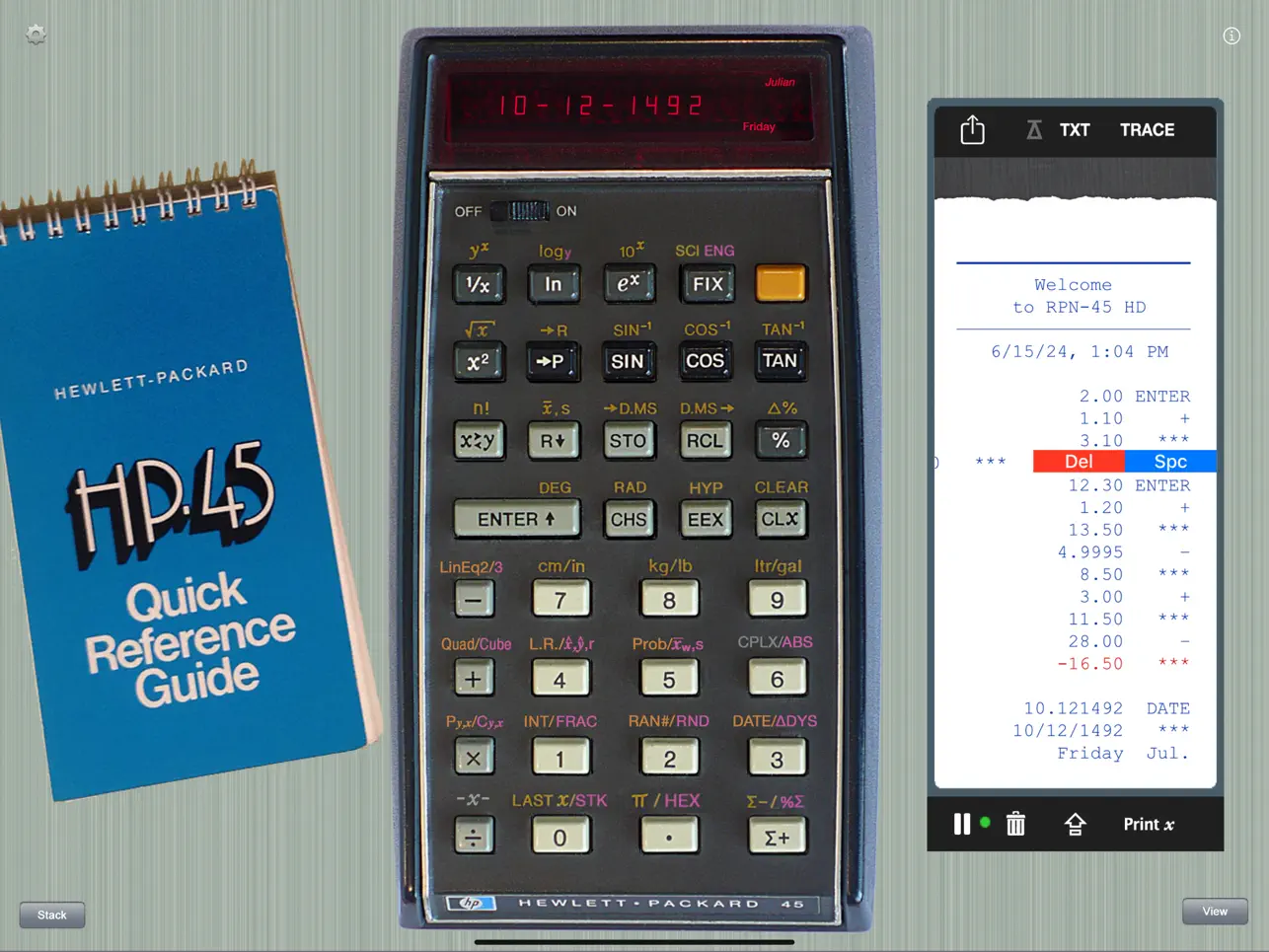 #4. RPN-45 HD (iOS) بواسطة: CuVee Software