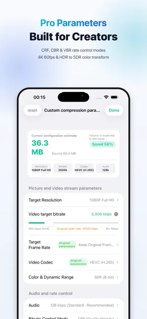 FrameSlim: Compress Videos screenshot 1