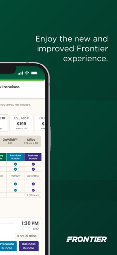 Frontier Airlines screenshot 4