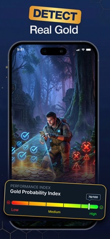 Gold Detector & Metal Detector iPhone screenshot
