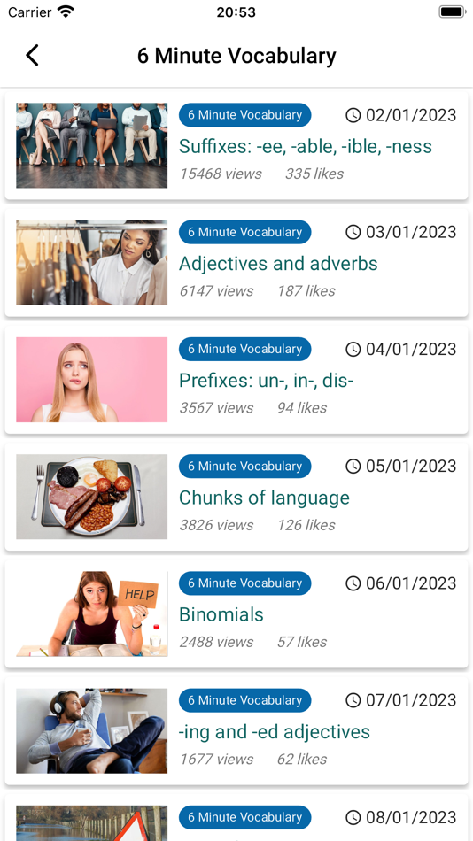 #7. Learn English Listening: 6mins (iOS) Podle: Phan Phuoc Luong
