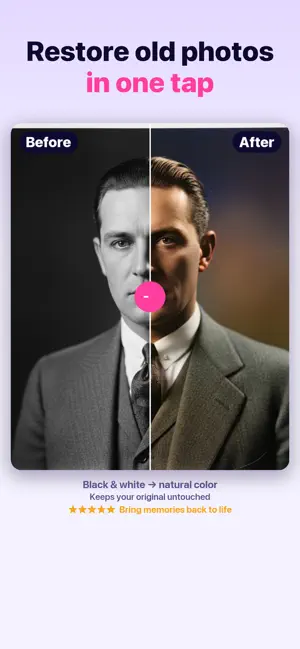 AI Restore Old Photos - PicFix screenshot 1