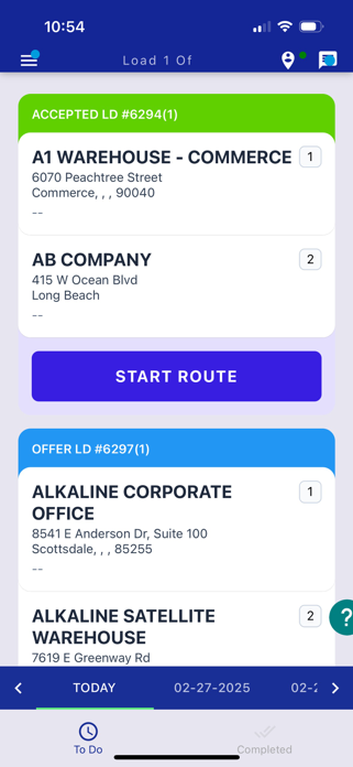 Landside Driver Mobile App Screenshot 4 of 5