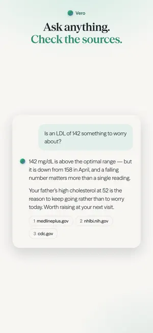 Vero: AI Health Assistant screenshot 1