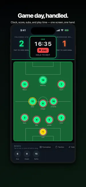 Whistled Soccer Coach screenshot 1