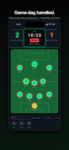 Whistled Soccer Coach screenshot