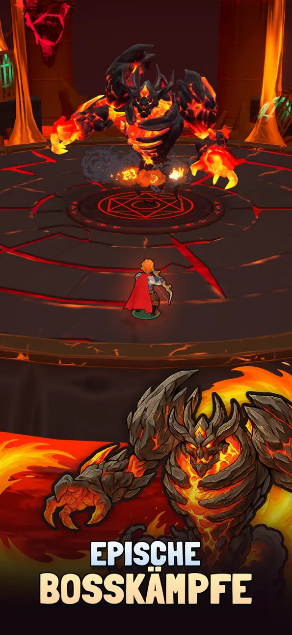 Eternal Hero: Action RPG iOS Mod IPA screenshot 1 - iOS game interface