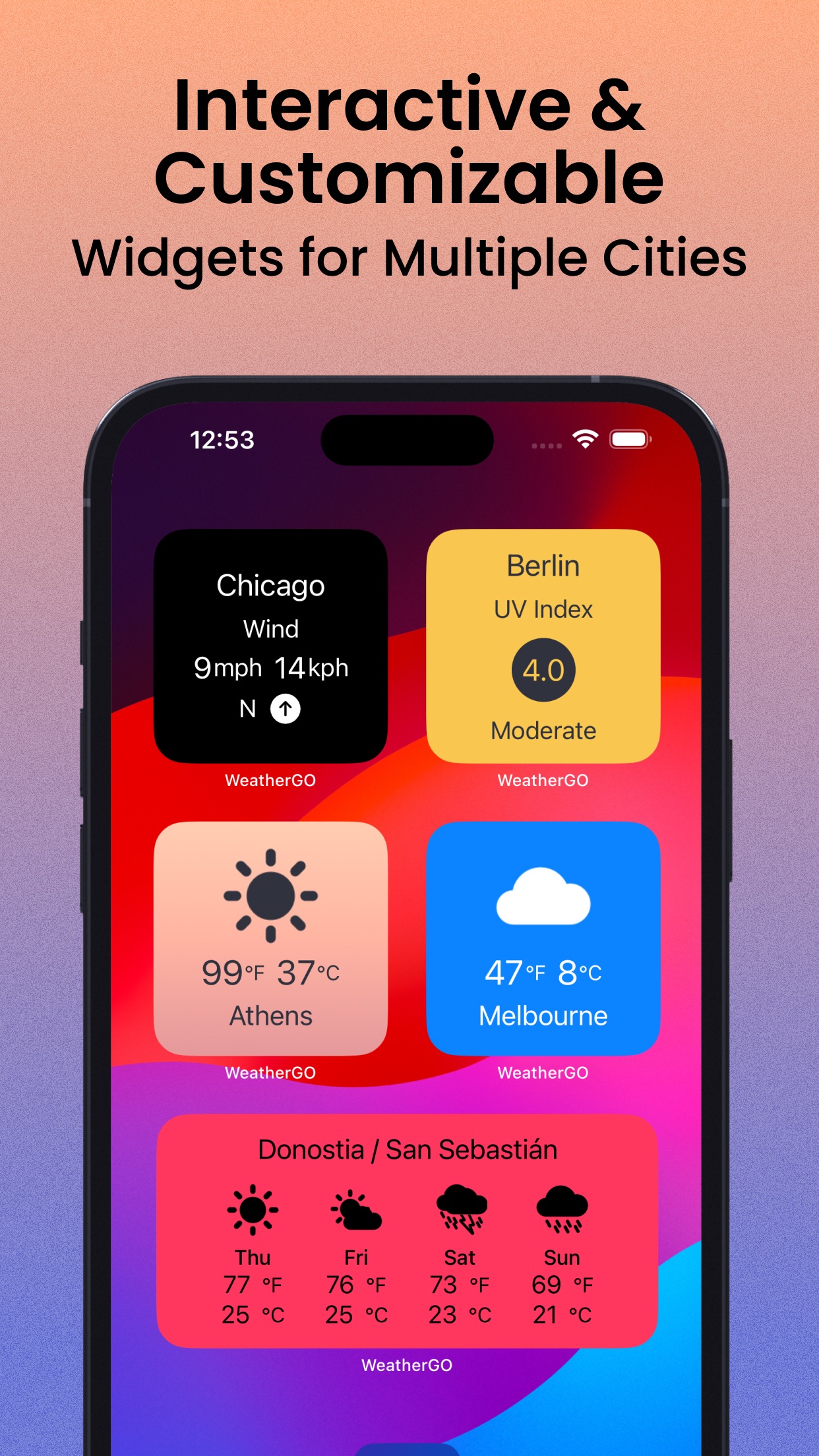 Weather Forecast App WeatherGo screenshot 3