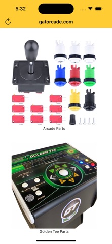 Golden Tee Parts iPhone screenshot