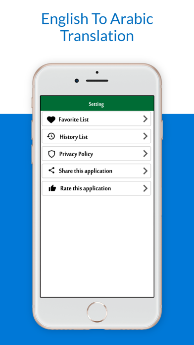 English To Arabic Translation iPhone screenshot 6 - Education app