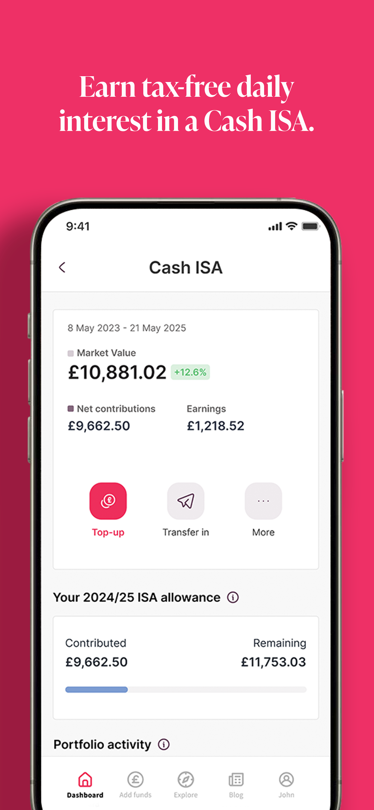Moneyfarm: Investing & Saving