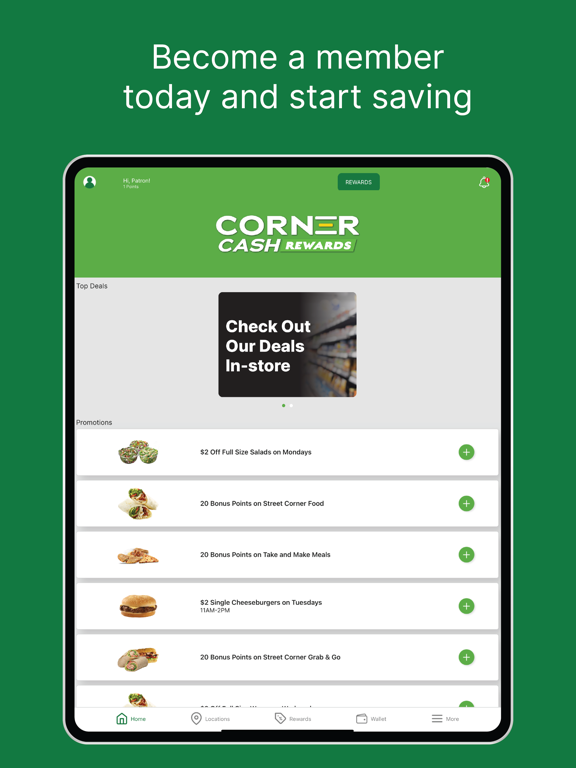 Street Corner iPad screenshot 1 - Business app