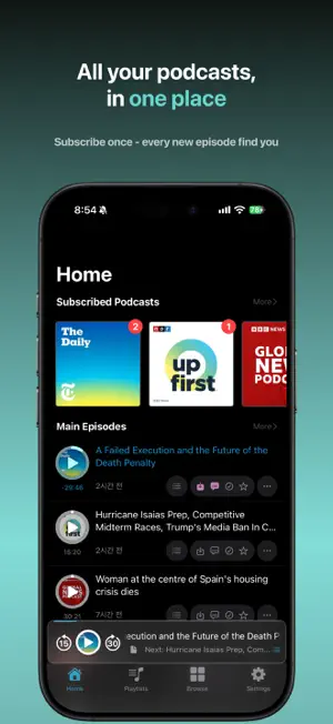 Mint Pod screenshot 1