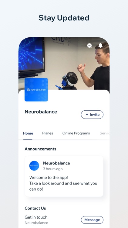 Neurobalance