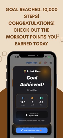PointRun: Pedometer & Coach Screenshot 10 of 10
