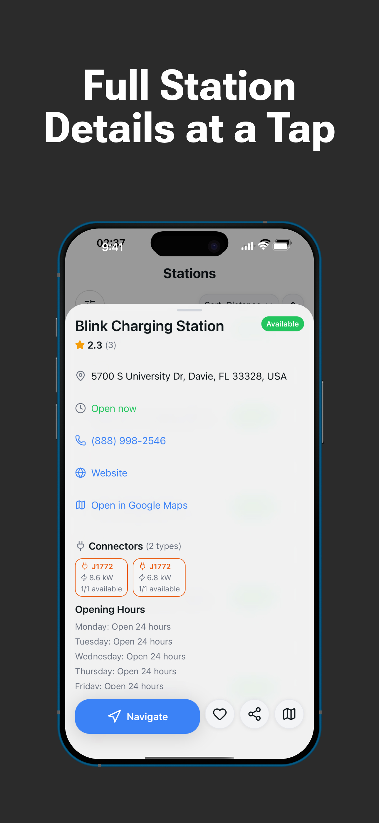 EV+ Find a Fast EV Charger screenshot 3