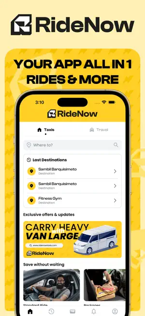 RideNow - Travel & Drive screenshot 1