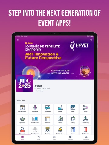MedEvent iPad screenshot