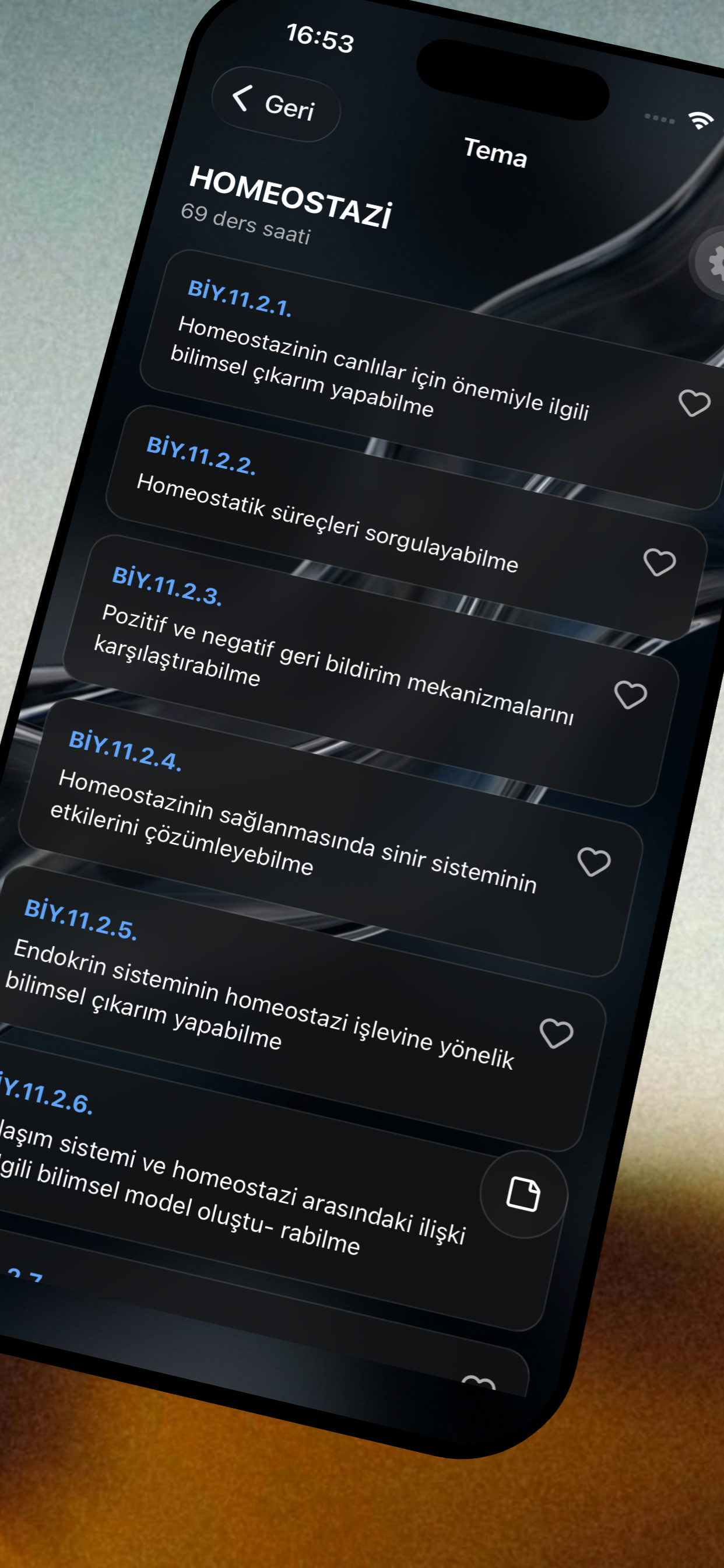 Kazanımlar: Sınıf Defterim screenshot 3