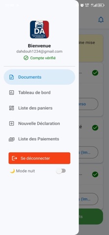 DA-app screenshot
