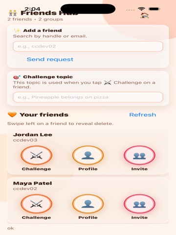 CounterSwipe iPad screenshot